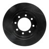 E-Line Drilled & Slotted Black Brake Rotor, 2003-2008 Mopar, Position: Front Right - image 2
