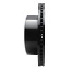 E-Line Drilled & Slotted Black Brake Rotor, 2003-2008 Mopar, Position: Front Right - image 3