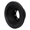 E-Line Drilled & Slotted Black Brake Rotor, 2003-2008 Mopar, Position: Rear Left - image 4