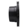 E-Line Drilled & Slotted Black Brake Rotor, 2003-2008 Mopar, Position: Rear Right - image 2