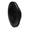 E-Line Drilled & Slotted Black Brake Rotor, 2004-2006 Mopar, Position: Rear Right - image 2