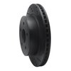 E-Line Drilled & Slotted Black Brake Rotor, 2004-2006 Mopar, Position: Rear Right - image 4