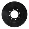 E-Line Drilled & Slotted Black Brake Rotor, Fits Select Mopar, Position: Front Left - image 4