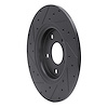 E-Line Drilled & Slotted Black Brake Rotor, 2012-2020 Fits Multiple Makes/Models, Position: Rear Right - image 1