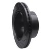E-Line Drilled & Slotted Black Brake Rotor, Fits Select Mopar, Position: Rear Left - image 2