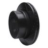 E-Line Drilled & Slotted Black Brake Rotor, Fits Select Mopar, Position: Rear Right - image 2