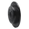 E-Line Drilled & Slotted Black Brake Rotor, 2005-2010 Mopar, Position: Rear Left - image 2