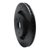 E-Line Drilled & Slotted Black Brake Rotor, 2006-2010 Mopar, Position: Front Left - image 2
