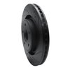 E-Line Drilled & Slotted Black Brake Rotor, 2006-2010 Mopar, Position: Front Right - image 2