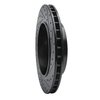 E-Line Drilled & Slotted Black Brake Rotor, 2006-2010 Mopar, Position: Rear Left - image 3