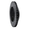 E-Line Drilled & Slotted Black Brake Rotor, 2006-2010 Mopar, Position: Rear Right - image 2