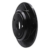 E-Line Drilled & Slotted Black Brake Rotor, Fits Select Mopar, Position: Rear Right - image 1