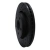 E-Line Drilled & Slotted Black Brake Rotor, Fits Select Mopar, Position: Front Left - image 2
