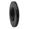 E-Line Drilled & Slotted Black Brake Rotor, Fits Select Mopar, Position: Front Right - image 4