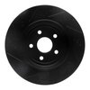 E-Line Drilled & Slotted Black Brake Rotor, Fits Select Mopar, Position: Rear Right - image 2