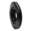 E-Line Drilled & Slotted Black Brake Rotor, Fits Select Mopar, Position: Front Left - image 3
