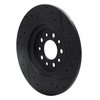 E-Line Drilled & Slotted Black Brake Rotor, Fits Select Mopar, Position: Rear Left - image 3