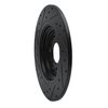 E-Line Drilled & Slotted Black Brake Rotor, Fits Select Mopar, Position: Rear Right - image 2