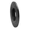 E-Line Drilled & Slotted Black Brake Rotor, Fits Select Mopar, Position: Rear Right - image 4