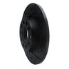 E-Line Drilled & Slotted Black Brake Rotor, Fits Select Mopar, Position: Rear Right - image 2