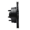 E-Line Drilled & Slotted Black Brake Rotor, 1986-1992 Mopar, Position: Front Right - image 3
