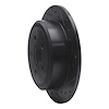E-Line Drilled & Slotted Black Brake Rotor, 2007-2012 Mopar, Position: Rear Right - image 1