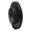 E-Line Drilled & Slotted Black Brake Rotor, 2007-2012 Mopar, Position: Front Right - image 3