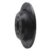 E-Line Drilled & Slotted Black Brake Rotor, Fits Select Mopar, Position: Rear Left - image 2