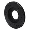 E-Line Drilled & Slotted Black Brake Rotor, 1992-2004 GM, Position: Front Left, Rear Left - image 3