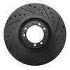 E-Line Drilled & Slotted Black Brake Rotor, 1996-2006 GM, Position: Front Left, Rear Left - image 2