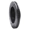 E-Line Drilled & Slotted Black Brake Rotor, 1983-1996 GM, Position: Front Right - image 3