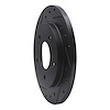 E-Line Drilled & Slotted Black Brake Rotor, 1988-1994 GM, Position: Rear Left - image 1