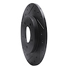 E-Line Drilled & Slotted Black Brake Rotor, 1994-1999 GM, Position: Rear Left - image 1