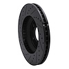 E-Line Drilled & Slotted Black Brake Rotor, 2006-2016 GM, Position: Front Right - image 1