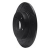 E-Line Drilled & Slotted Black Brake Rotor, 2006-2011 GM, Position: Rear Left - image 2
