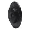 E-Line Drilled & Slotted Black Brake Rotor, Fits Select GM, Position: Rear Left - image 3