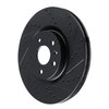 E-Line Drilled & Slotted Black Brake Rotor, 2013-2019 GM, Position: Front Right - image 2