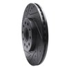 E-Line Drilled & Slotted Black Brake Rotor, 2016-2020 GM, Position: Front Left - image 4