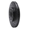 E-Line Drilled & Slotted Black Brake Rotor, 2016-2020 GM, Position: Front Right - image 2