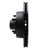 E-Line Drilled & Slotted Black Brake Rotor, 1990-1990 GM, Position: Front Left - image 3