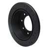 E-Line Drilled & Slotted Black Brake Rotor, 2000-2011 GM, Position: Rear Left - image 2