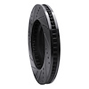 E-Line Drilled & Slotted Black Brake Rotor, 2003-2007 GM, Position: Front Right - image 1