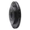 E-Line Drilled & Slotted Black Brake Rotor, 2003-2011 GM, Position: Rear Left - image 4