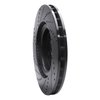 E-Line Drilled & Slotted Black Brake Rotor, 2004-2011 GM, Position: Front Right - image 3