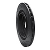 E-Line Drilled & Slotted Black Brake Rotor, 2004-2011 GM, Position: Rear Left - image 1
