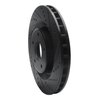 E-Line Drilled & Slotted Black Brake Rotor, 2005-2013 GM, Position: Front Right - image 3