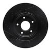 E-Line Drilled & Slotted Black Brake Rotor, 2005-2013 GM, Position: Front Right - image 4