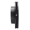 E-Line Drilled & Slotted Black Brake Rotor, 2006-2011 GM, Position: Front Right - image 3