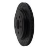 E-Line Drilled & Slotted Black Brake Rotor, 2008-2019 GM, Position: Rear Left - image 2