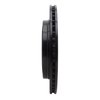 E-Line Drilled & Slotted Black Brake Rotor, 2008-2019 GM, Position: Rear Left - image 3
